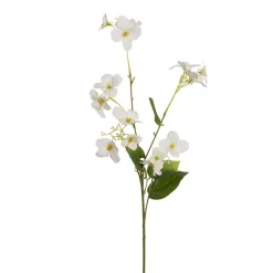 Raspberry Flower Spray White (65cmH)