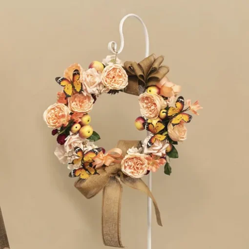 Rattan Base Wreath Brown (40cmD)