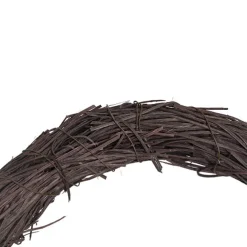 Rattan Base Wreath Brown (40cmD)