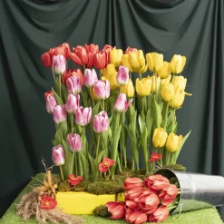Real Look Tulip Yellow (6cmDx63cmH)