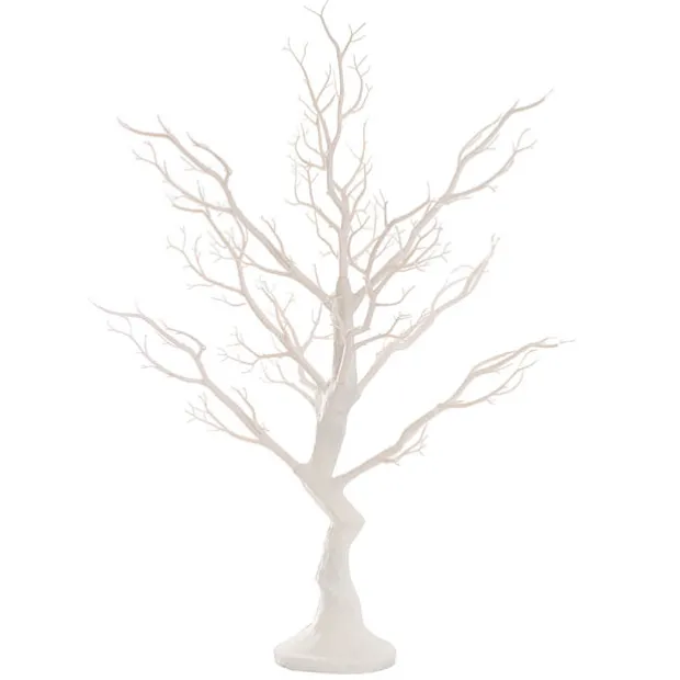 Resin Manzanita Table Top Tree White (80cmH)