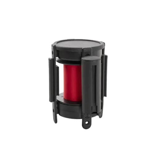Retractable Bollard Barrier Belt Pack 2 Red (2mL)
