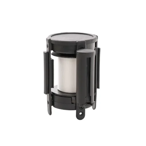 Retractable Bollard Barrier Belt Pack 2 White (2mL)