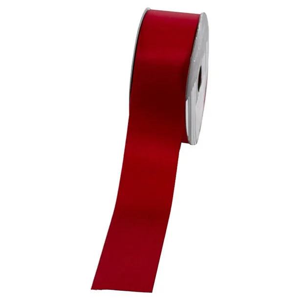 Ribbon Double Face Satin Shimmer Dark Red (38mmx20m)