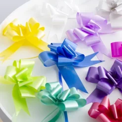 Ribbon Pull Bow Emerald Green (32mmx53cm) Pack 25