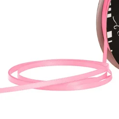 Ribbon Satin Deluxe Double Faced Mid Pink (3mmx50m)