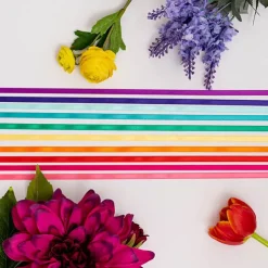 Ribbon Satin Deluxe Double Faced Hot Pink (6mmx25m)