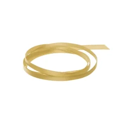 Ribbon Satin Deluxe Double Faced Gold (3mmx50m)