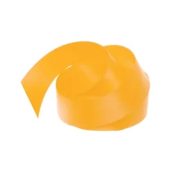 Ribbon Satin Deluxe Double Faced Mid Yellow (25mmx25m)