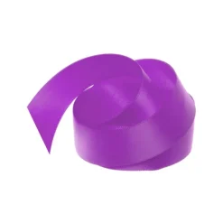 Ribbon Satin Deluxe Double Faced Purple (25mmx25m)