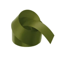 Ribbon Satin Deluxe Double Faced Olive (38mmx25m)