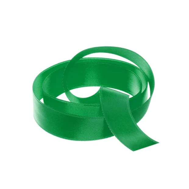 Ribbon Satin Deluxe Double Faced Emerald Green (15mmx25m)