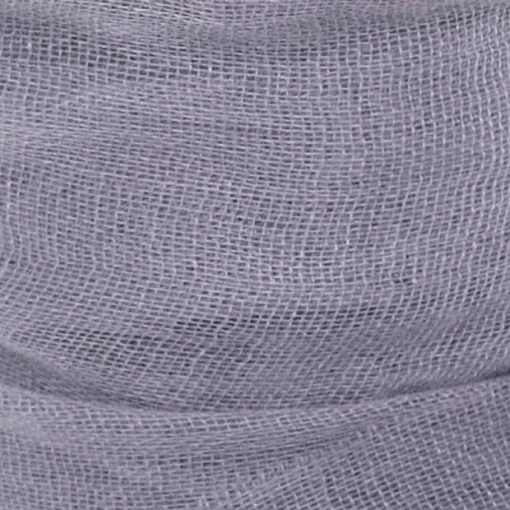 Ribbon with Wooden Spool Faux Silk Frayed Blue (80mmx5m)