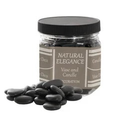 River Pebbles Polished 15-30mm Black (910g Jar)