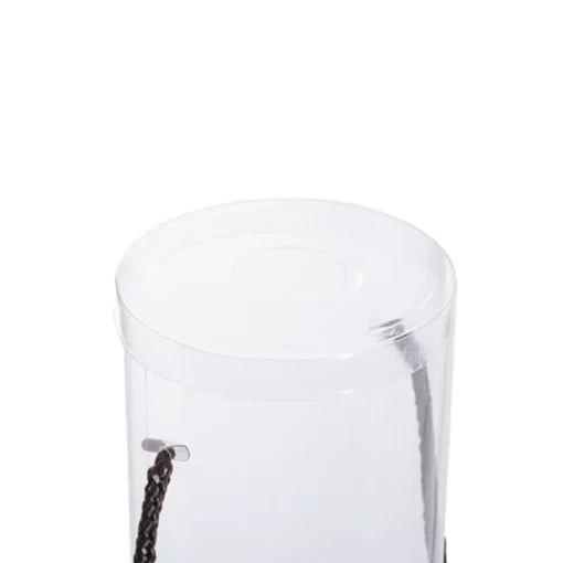 Rose Cylinder Acetate Tube Love Text Red (9cmDx61cmH)