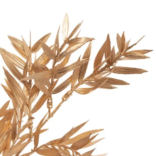 Rosemary Leaf Spray Metallic Gold (98cmH)