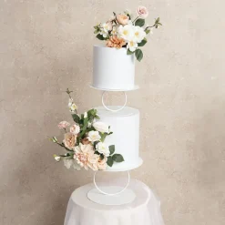 Round Cake Separator Stand White (20x25x15cmH)