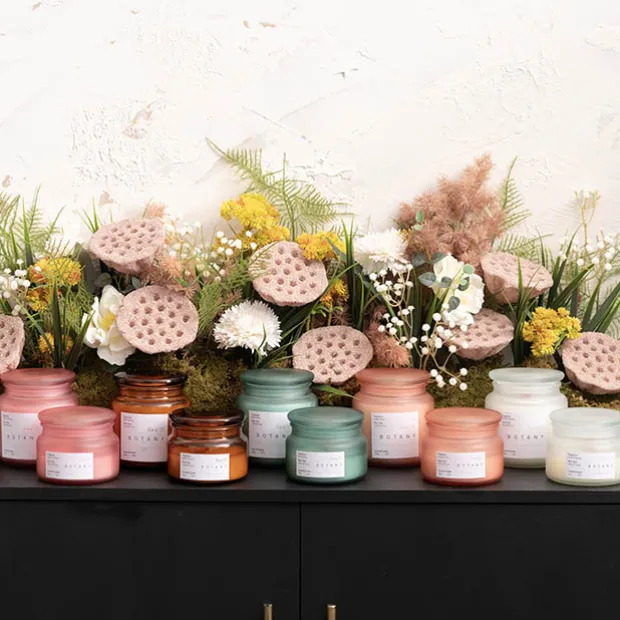 Scented Candle Botany Jar Vanilla Caramel (400g)