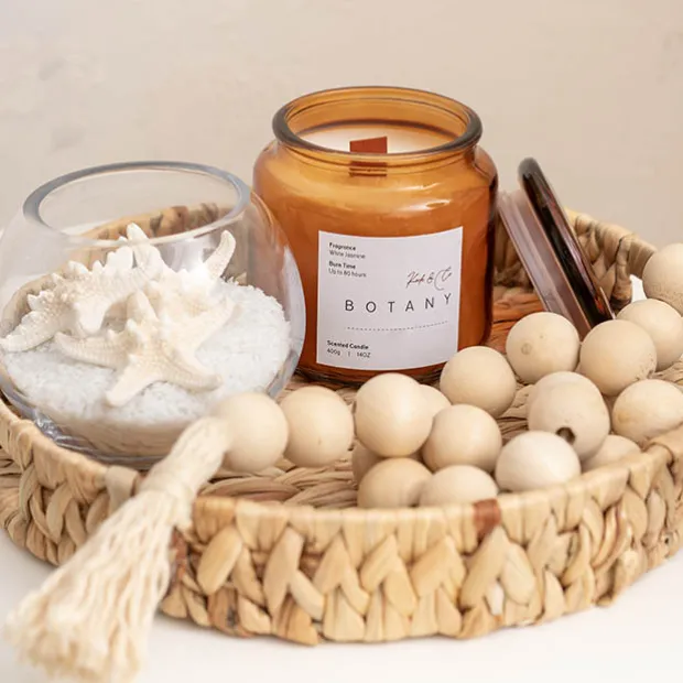 Scented Candle Botany Jar White Jasmine (400g)