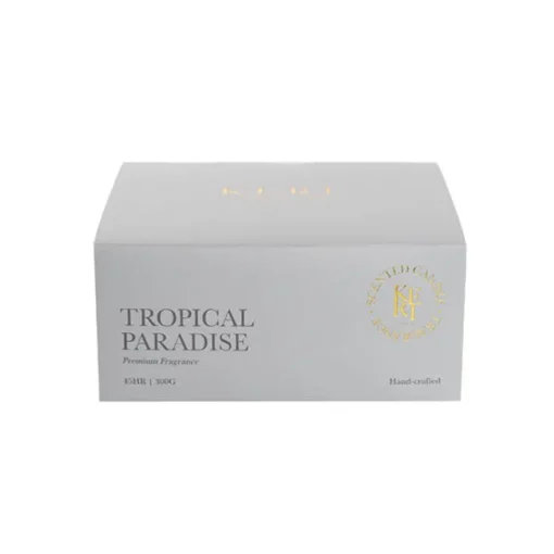 Scented Candle Indulgence 3-Wick Tropical Paradise 300g