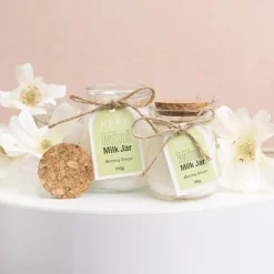Scented Candle Milk Jar Morning Breeze (130g)