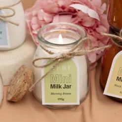 Scented Candle Milk Jar Morning Breeze (130g)