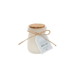 Scented Candle Mini Milk Jar Amber Blush (80g)