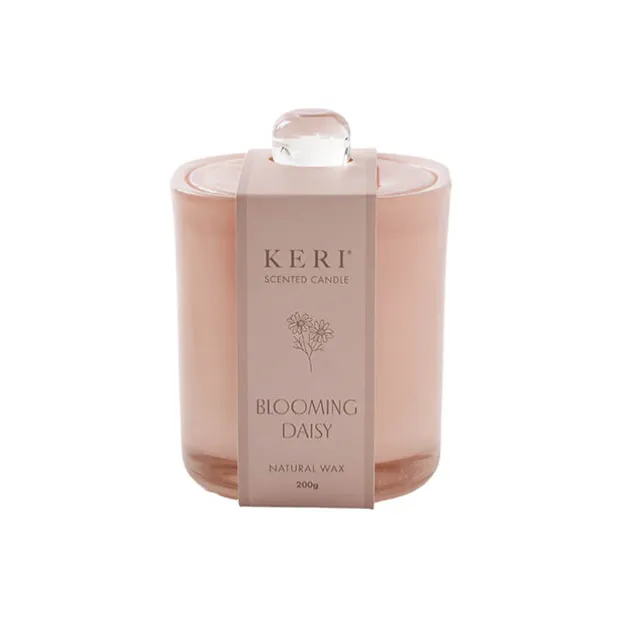 Scented Jolly Candle Jar Pink (8.2x9.2cmH) 200g