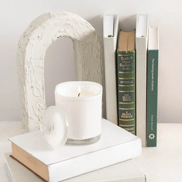 Scented Jolly Candle Jar White (8.2x9.2cmH) 200g