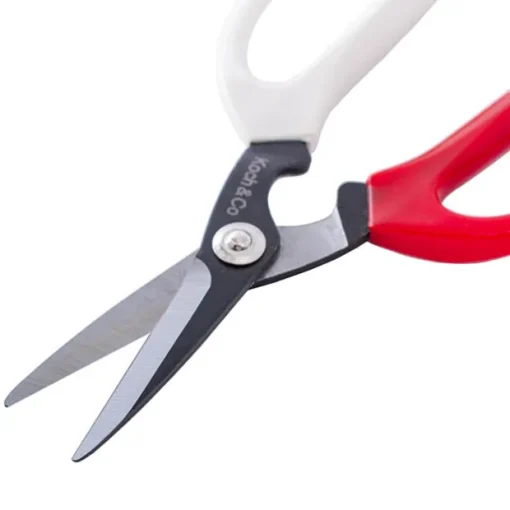 Scissors Florist and CRAFT Red & Cream (20cm - 8")