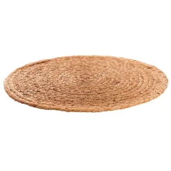 Seagrass Round Table Placemat Set 2 Natural Beige (38cmD)