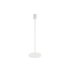 Single Metal Taper Candle Holders White (8.8x25cmH)