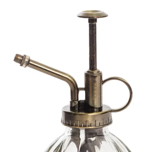 Spray Bottle Glass Plant Mister Clear 200mL (8cmDx16cmH)