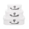 Suitcase Gift Box White (30x20x9cmH) Set 3