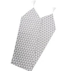 Table Runner Geometric Pattern Light Grey (30cmx180cmL)