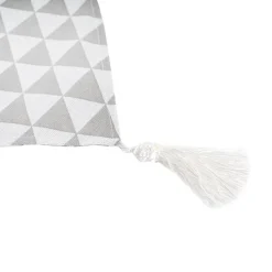 Table Runner Geometric Pattern Light Grey (30cmx180cmL)