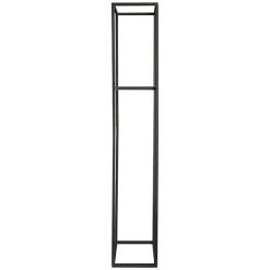 Tall Metal Flower Stand Black (33x200cmH)