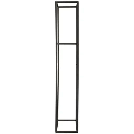 Tall Metal Flower Stand Black (33x200cmH)