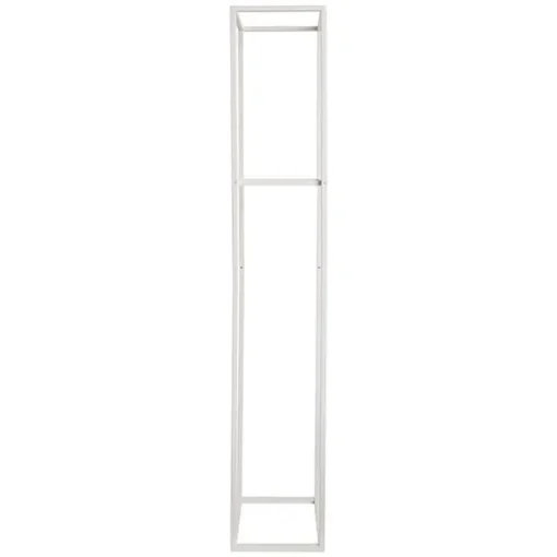 Tall Metal Flower Stand White (33x200cmH)