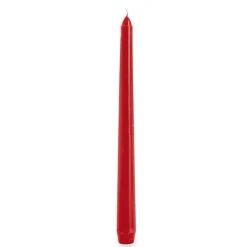 Taper Dinner Candle Pack 6 Red (2cm x 25cmH)