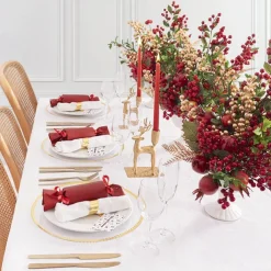 Taper Dinner Candle Pack 6 Red (2cm x 25cmH)