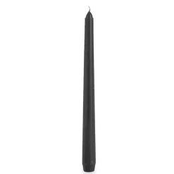 Taper Dinner Candle Pack 6 Black (2cm x 25cmH)