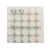 Tealight Candle 9 Hour Clear Cup 25 Pack White (38mmx25mmH)