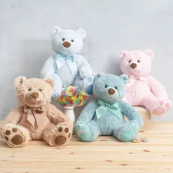 Teddy Bear Mojo Plush Soft Toy Pink (40cmHT)