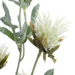 Thistle Flower White (83cmH)