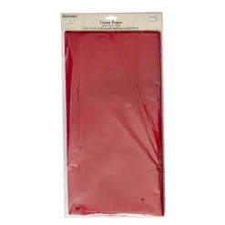 Tissue Paper Pack 100 Acid Free 17gsm Red (50x75cm)