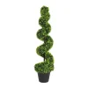 Topiary Spiral Tree Boxwood UV Resistant Green (120cmH)