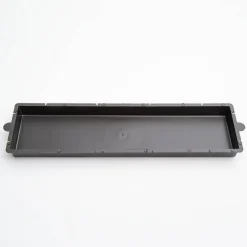 Tray Black Double Only No Guard (48cmx13cmx3.4cmH) Black