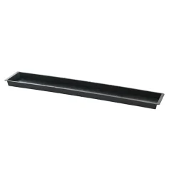 Tray Black Triple Only No Guard (72cmx13cmx3.4cmH) Black