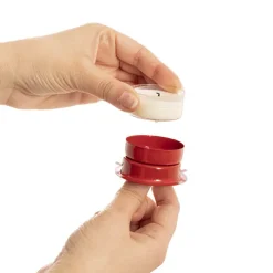 Twilight Metal Hanging Lantern Red (10x15cmH)